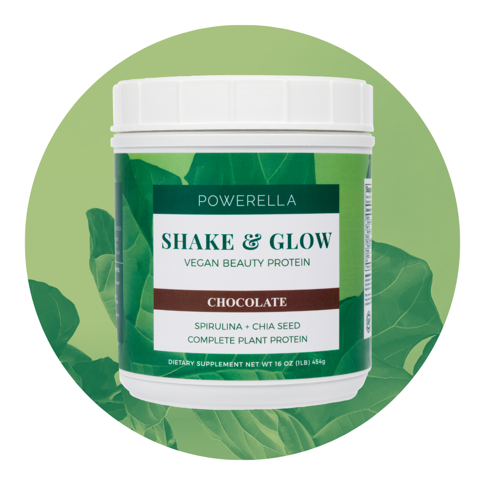 Shake & Glow Vegan Beauty Protein - Chocolate