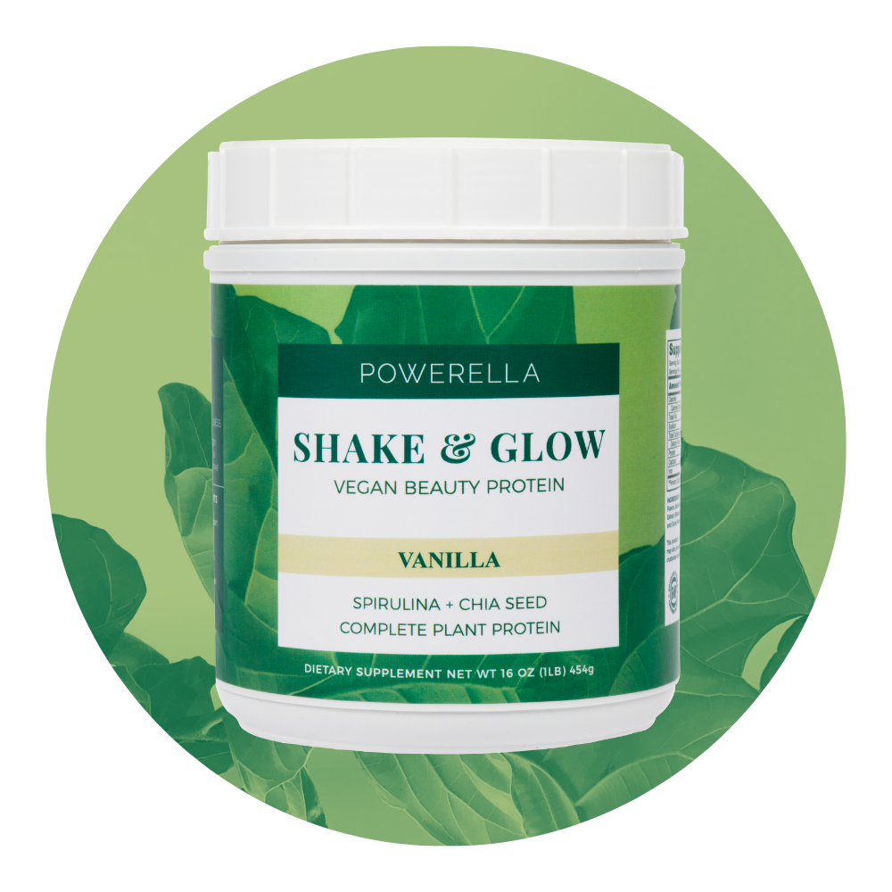 Shake & Glow Vegan Beauty Protein - Vanilla